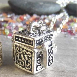 Tarot Magic Prayer Locket Spell Box Witch Necklace